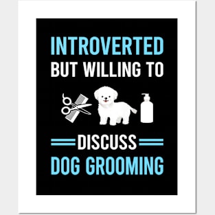 Introverted Dog Grooming Groomer Posters and Art